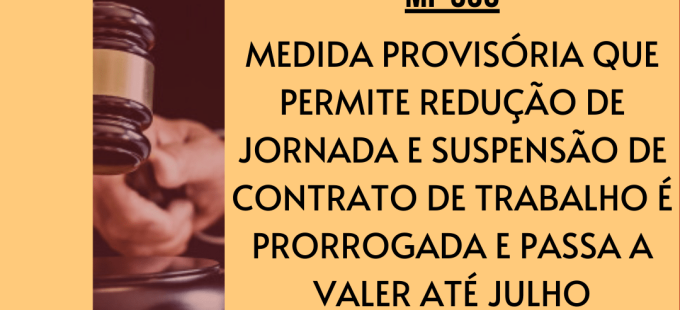 Prorrogação da Medida Provisória 936